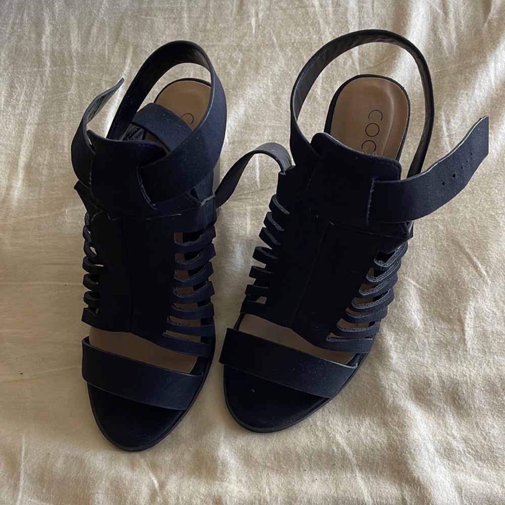Worn womens heels
